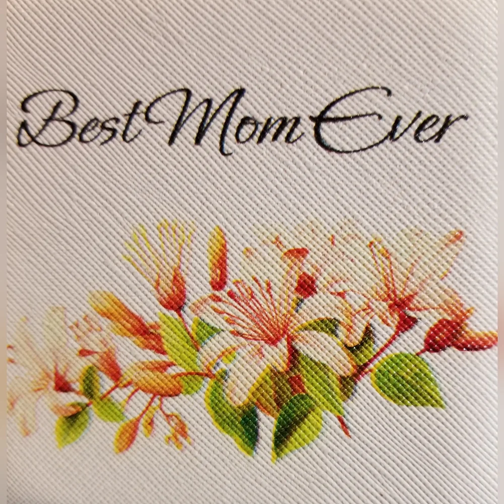 Best Mom Ever Small Travel Jewelry Box with a Free Pair of Earrings & Bear Set